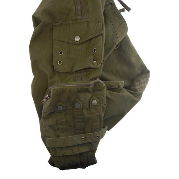 FreekKnIght Green Cargo Hunting Pants Size: 31 - Picture 4 of 10